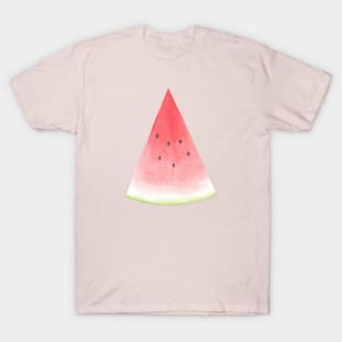 Watermelon Triangle ~ Watercolor Fruit Painting T-Shirt